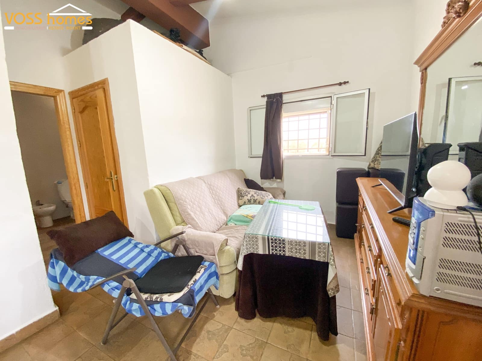 2 soveværelse Finca/Landehus til salg i Huercal-Overa med swimmingpool garage - € 159.950 (Ref: 10136050)