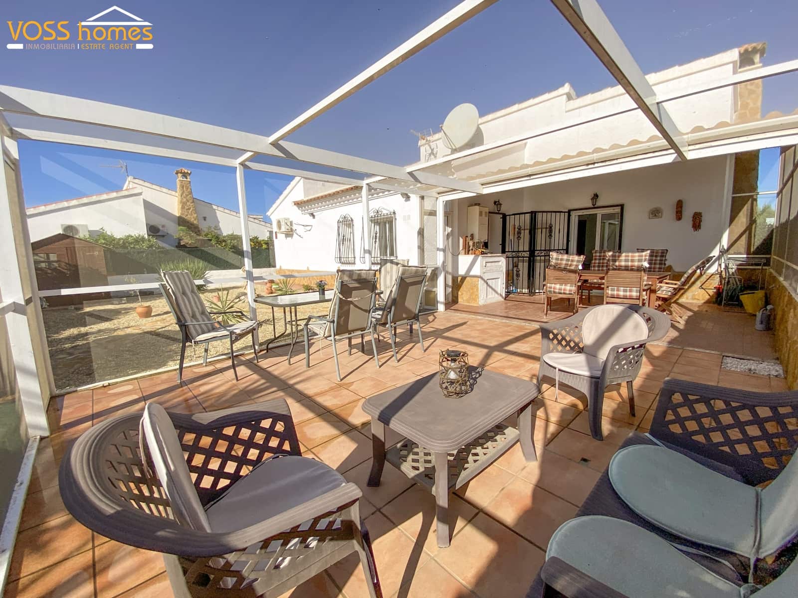 2 sypialnia Willa na sprzedaż w Huercal-Overa z garażem - 169 950 € (Ref: 10145666)