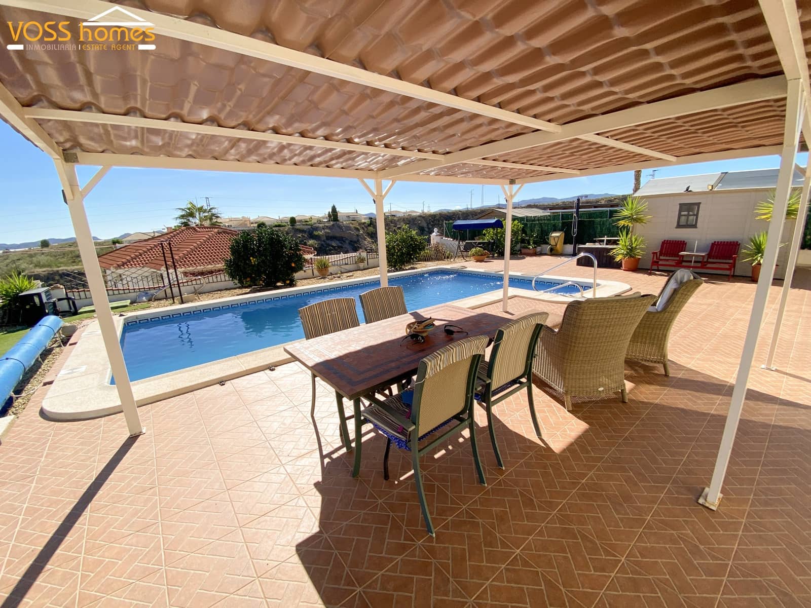 3 bedroom Villa for sale in Zurgena with pool garage - € 284,950 (Ref: 10179781)