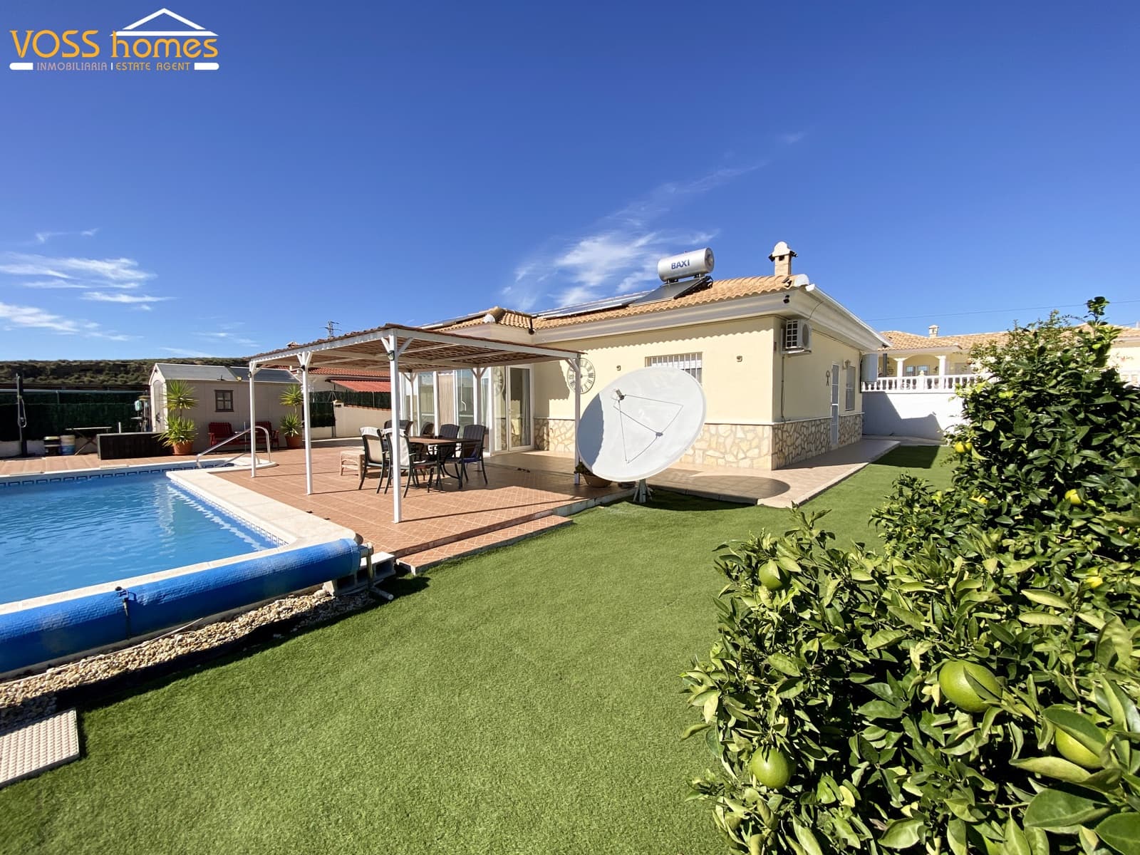 3 bedroom Villa for sale in Zurgena with pool garage - € 284,950 (Ref: 10179781)
