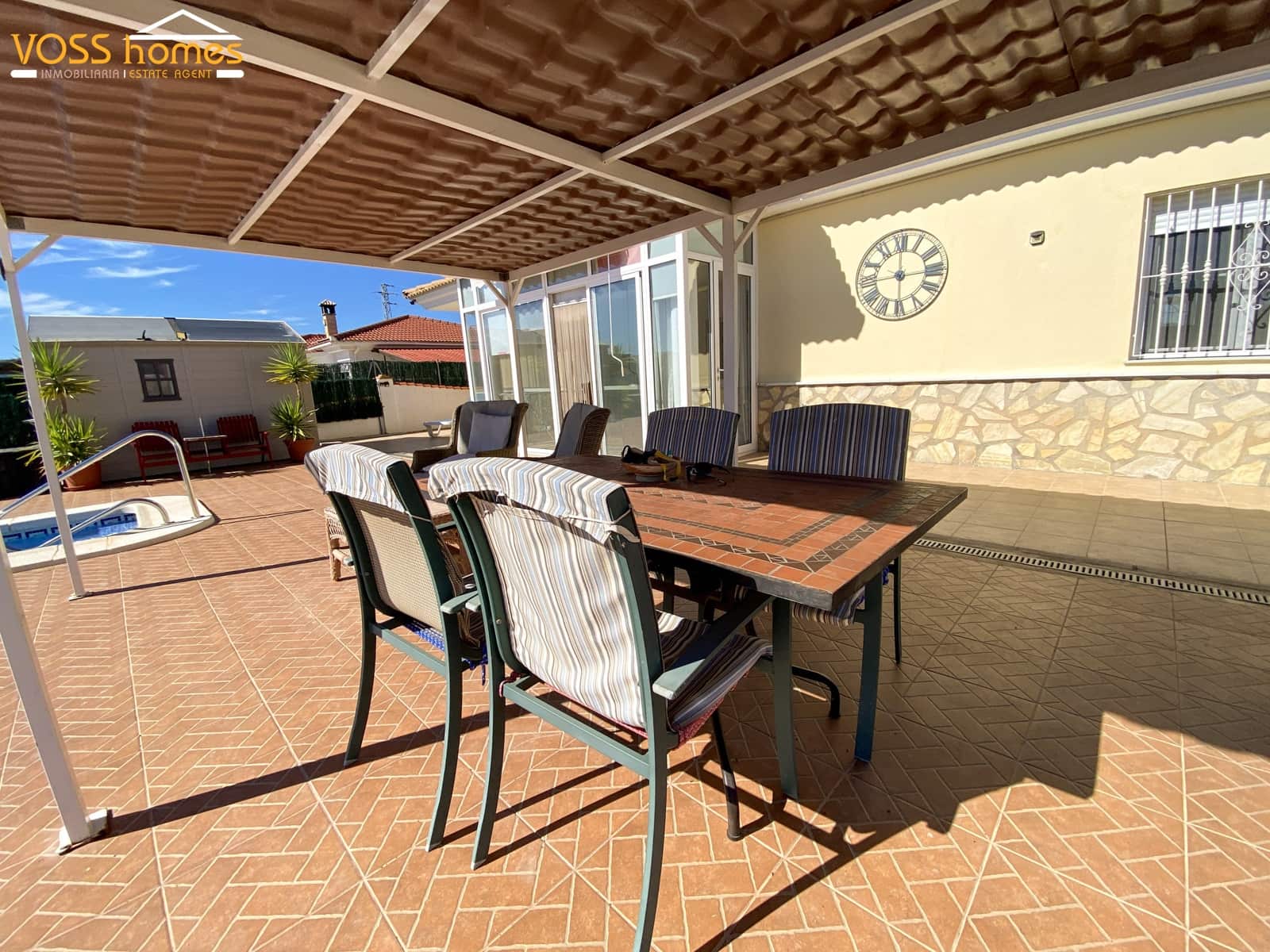 3 bedroom Villa for sale in Zurgena with pool garage - € 284,950 (Ref: 10179781)