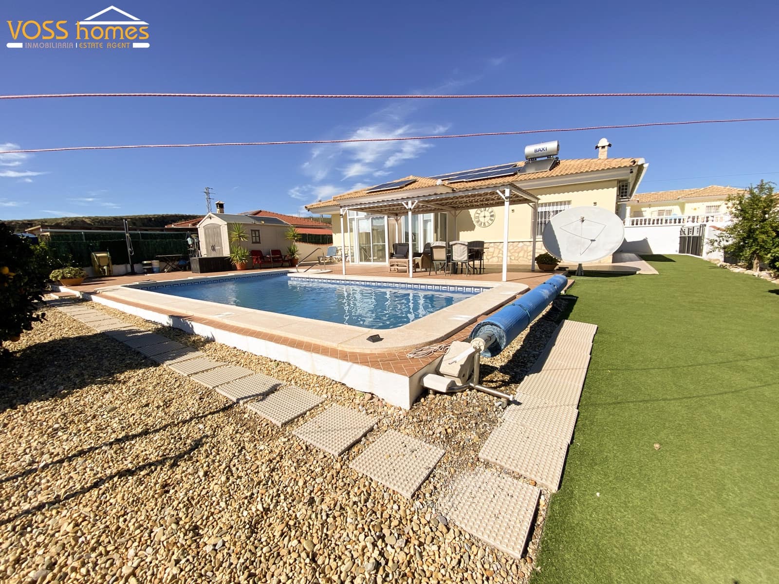 3 bedroom Villa for sale in Zurgena with pool garage - € 284,950 (Ref: 10179781)