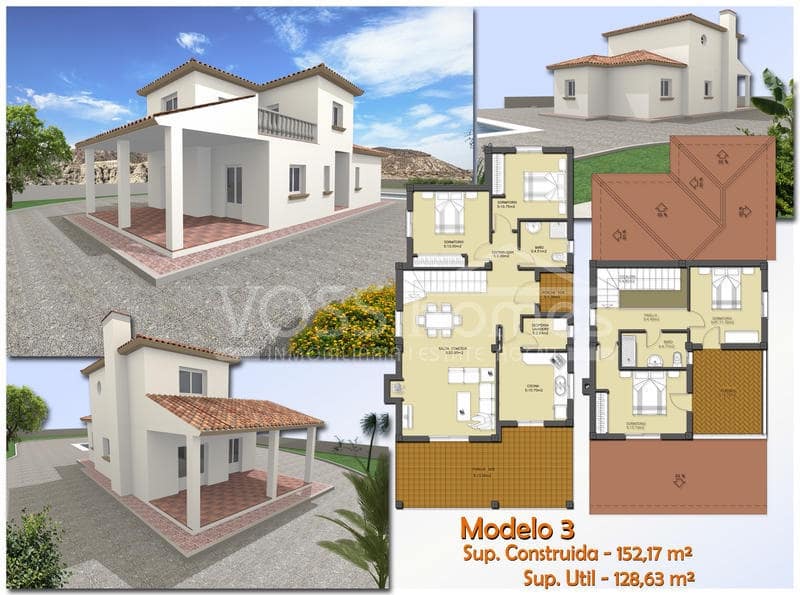 3 soveværelse Villa til salg i Huercal-Overa med swimmingpool - € 230.000 (Ref: 5349800)