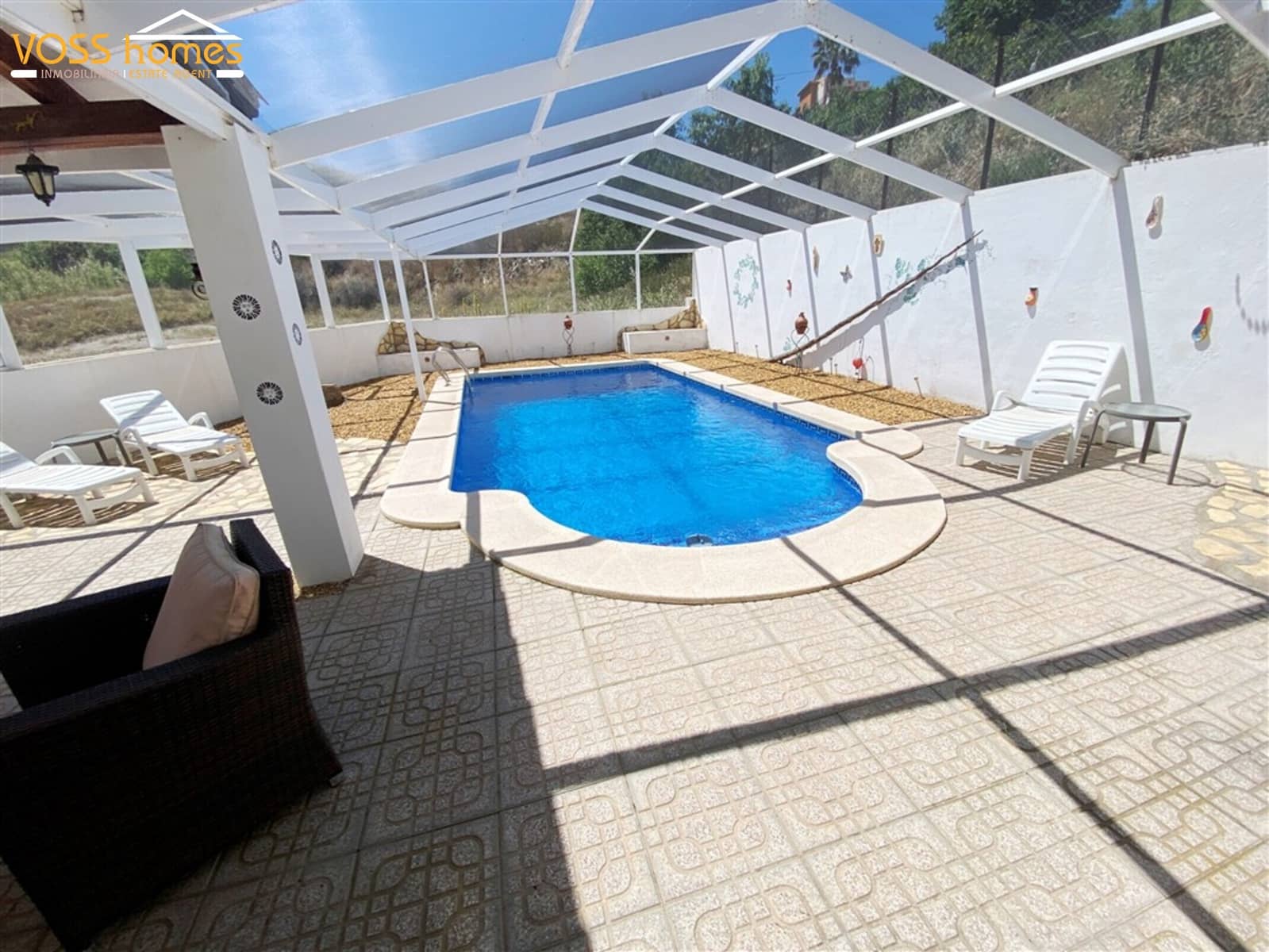 3 bedroom Villa for sale in Huercal-Overa with pool - € 244,950 (Ref: 9186122)