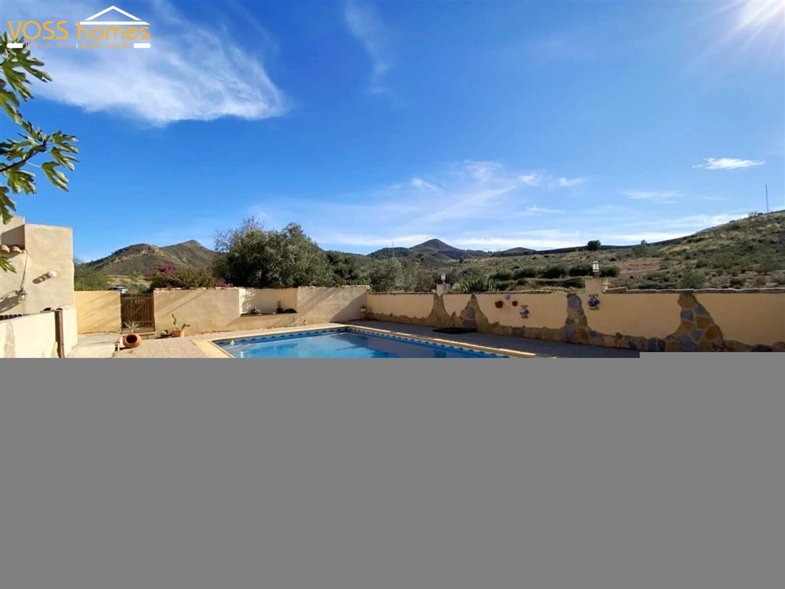 4 soveværelse Finca/Landehus til salg i Huercal-Overa med swimmingpool - € 289.950 (Ref: 9388451)