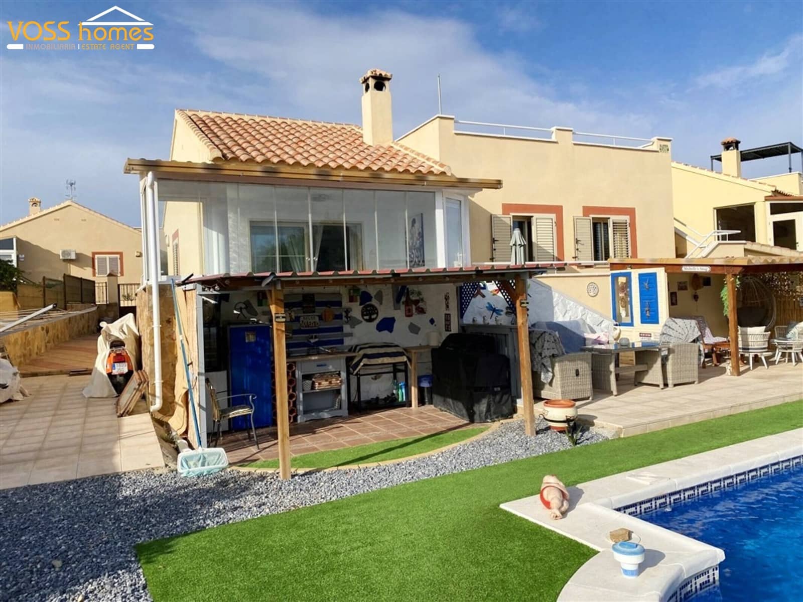 3 soveværelse Villa til salg i La Alfoquia med swimmingpool - € 274.950 (Ref: 9451388)