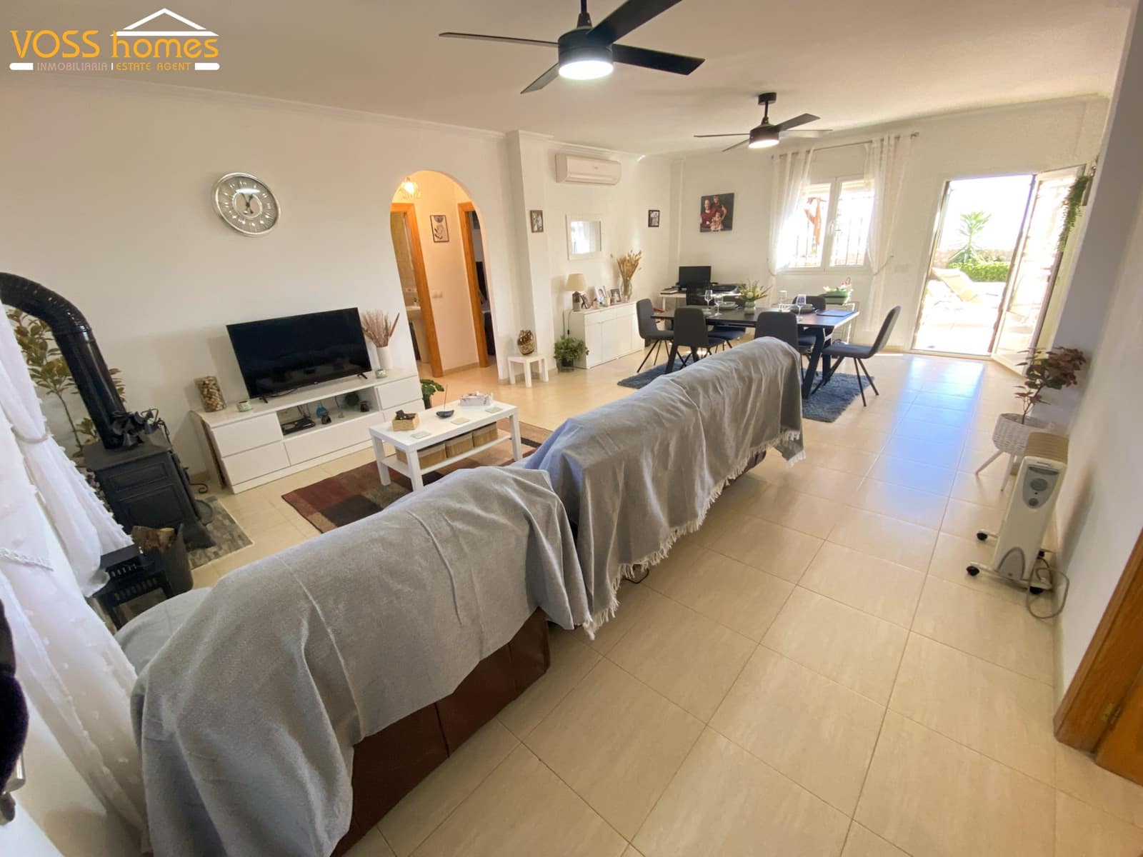 3 bedroom Villa for sale in Huercal-Overa with pool - € 274,950 (Ref: 9500343)