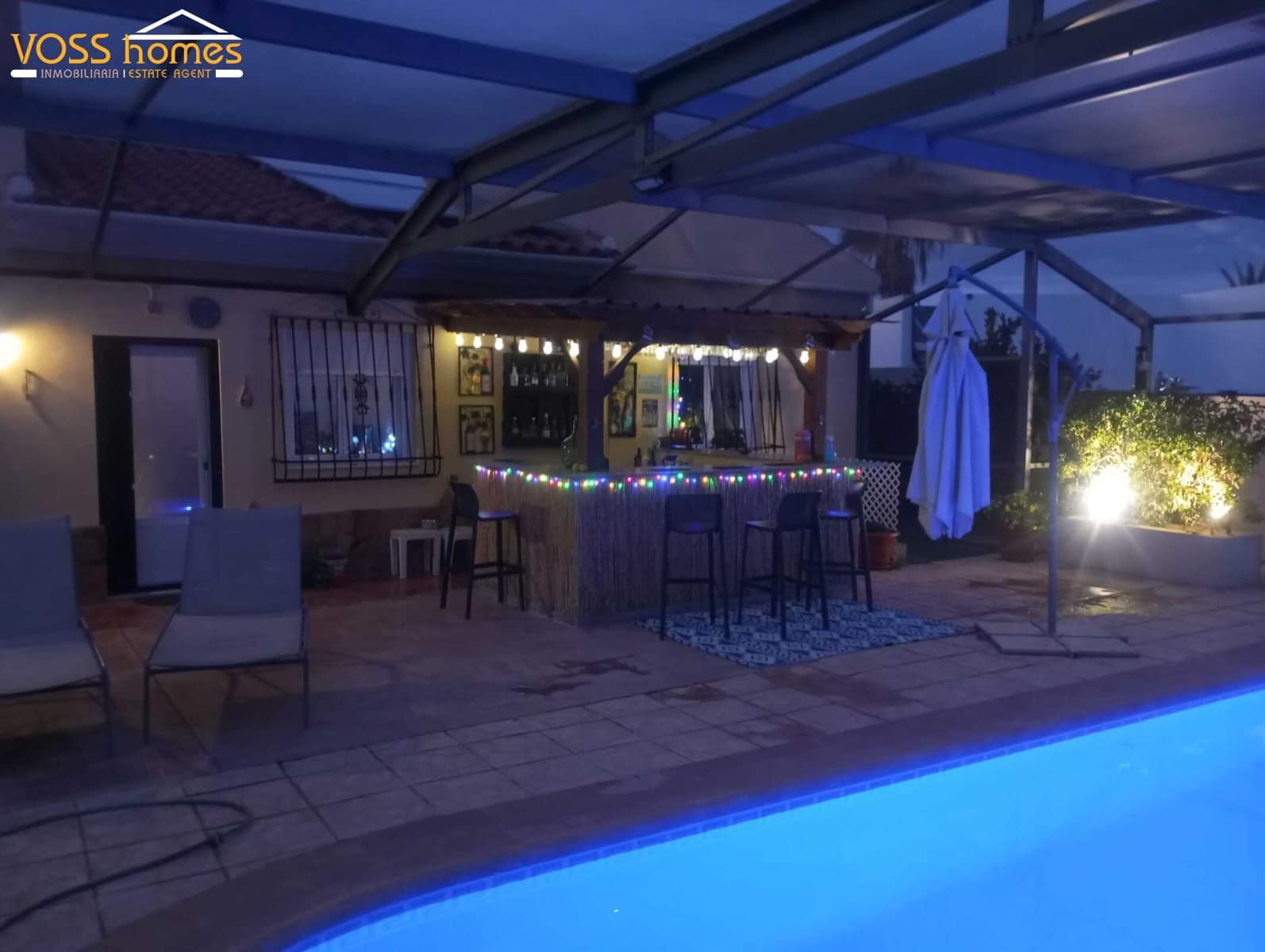 3 bedroom Villa for sale in Huercal-Overa with pool - € 274,950 (Ref: 9500343)