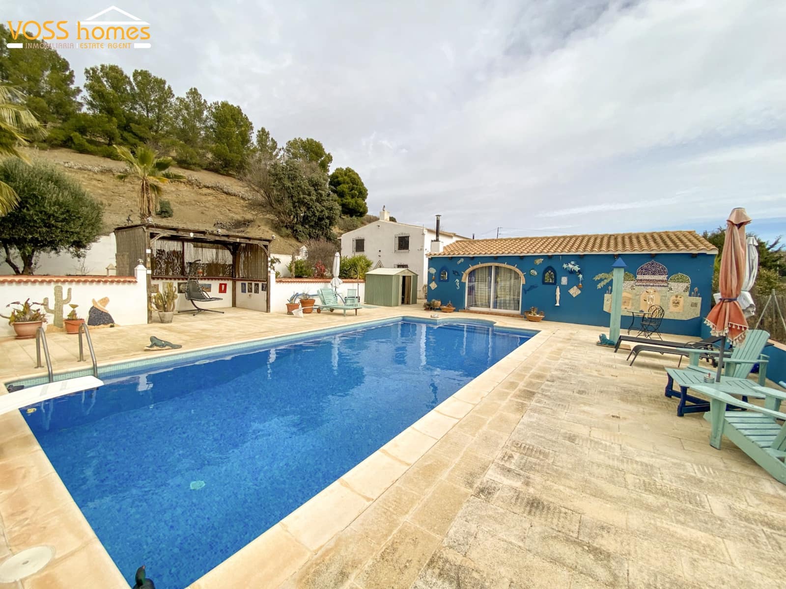 5 chambre Finca/Maison de Campagne à vendre à Huercal-Overa avec piscine - 369 950 € (Ref: 9574848)