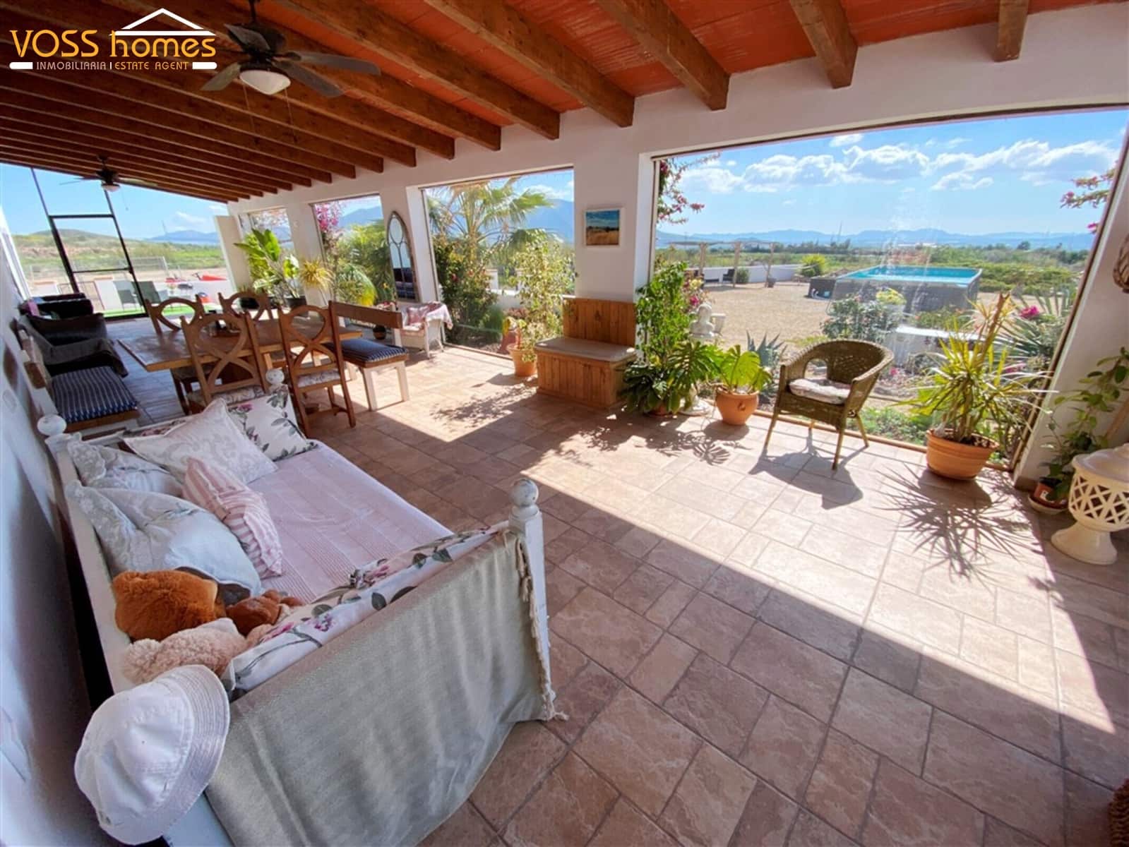 9 sovrum Finca/Hus på landet till salu i Huercal-Overa med pool - 475 000 € (Ref: 9726240)