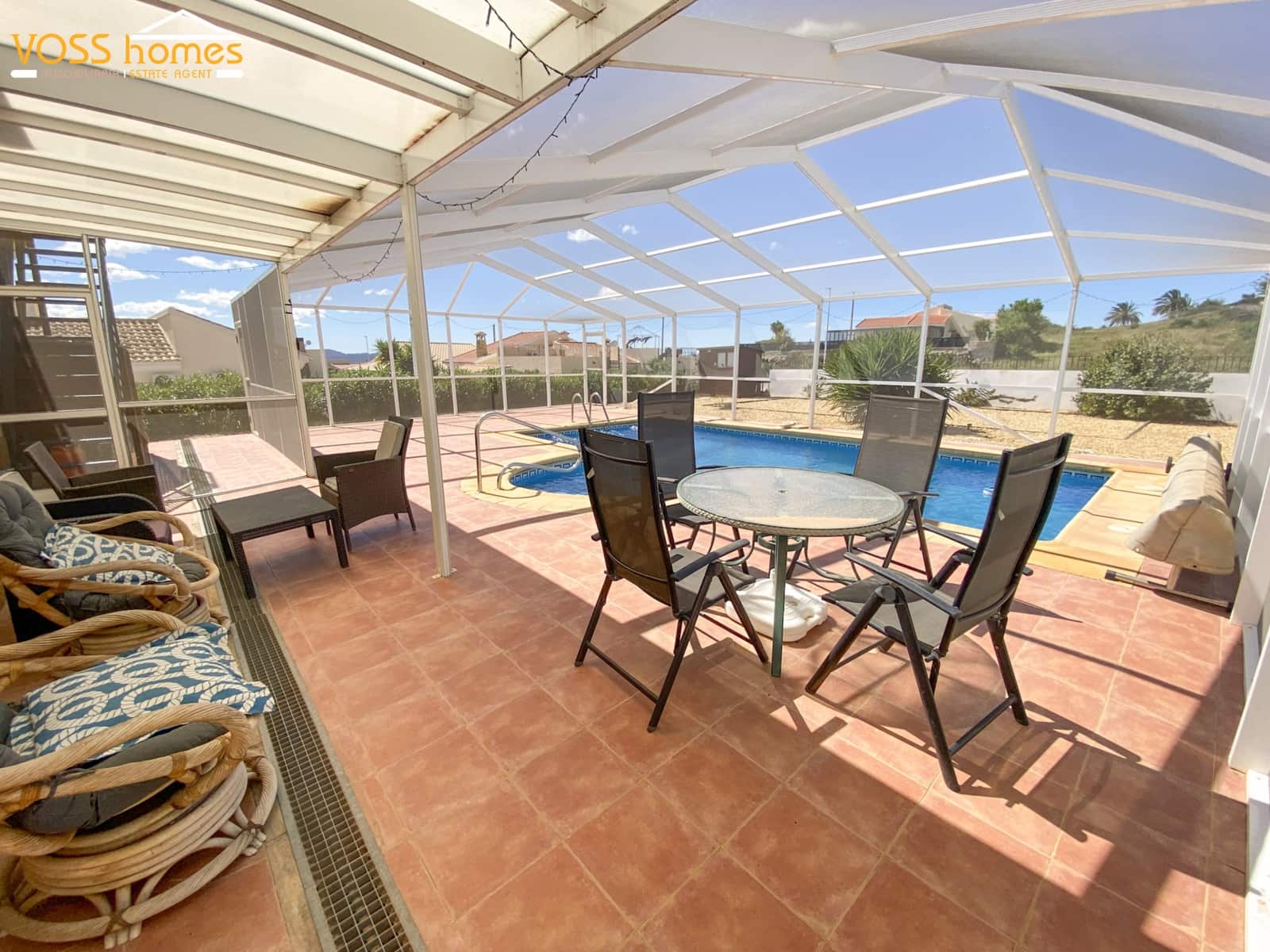 Chalet de 3 habitaciones en Huércal-Overa en venta con piscina - 269.000 € (Ref: 9779962)