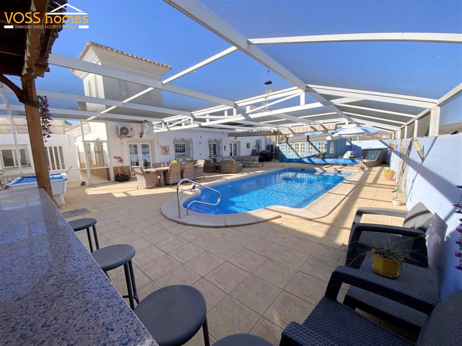 3 sypialnia Willa na sprzedaż w Huercal-Overa z basenem - 309 950 € (Ref: 9783532)