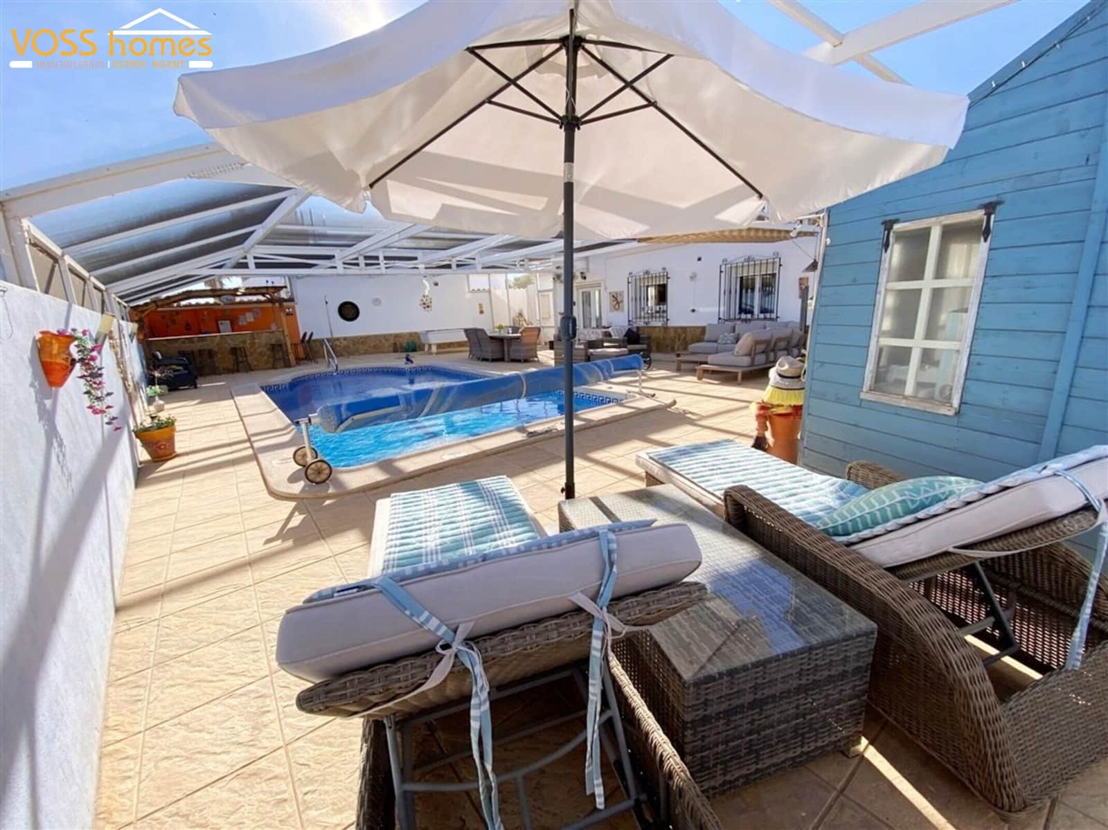 3 sypialnia Willa na sprzedaż w Huercal-Overa z basenem - 309 950 € (Ref: 9783532)