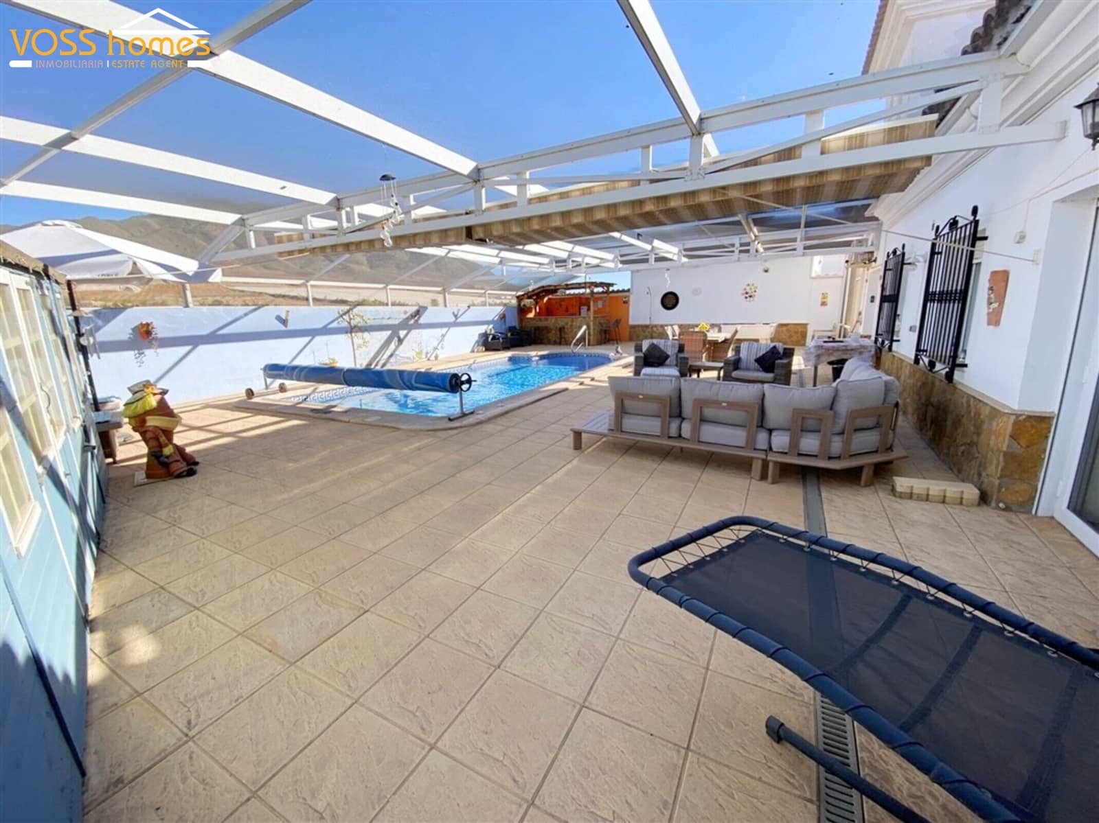 3 sypialnia Willa na sprzedaż w Huercal-Overa z basenem - 309 950 € (Ref: 9783532)