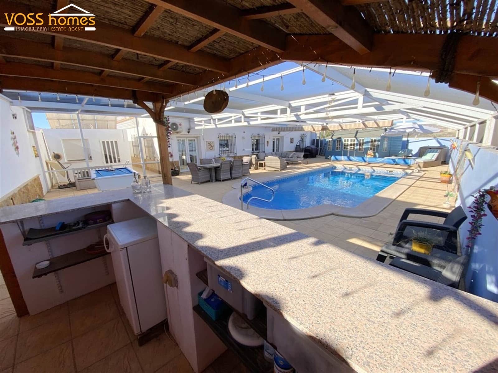 3 sypialnia Willa na sprzedaż w Huercal-Overa z basenem - 309 950 € (Ref: 9783532)