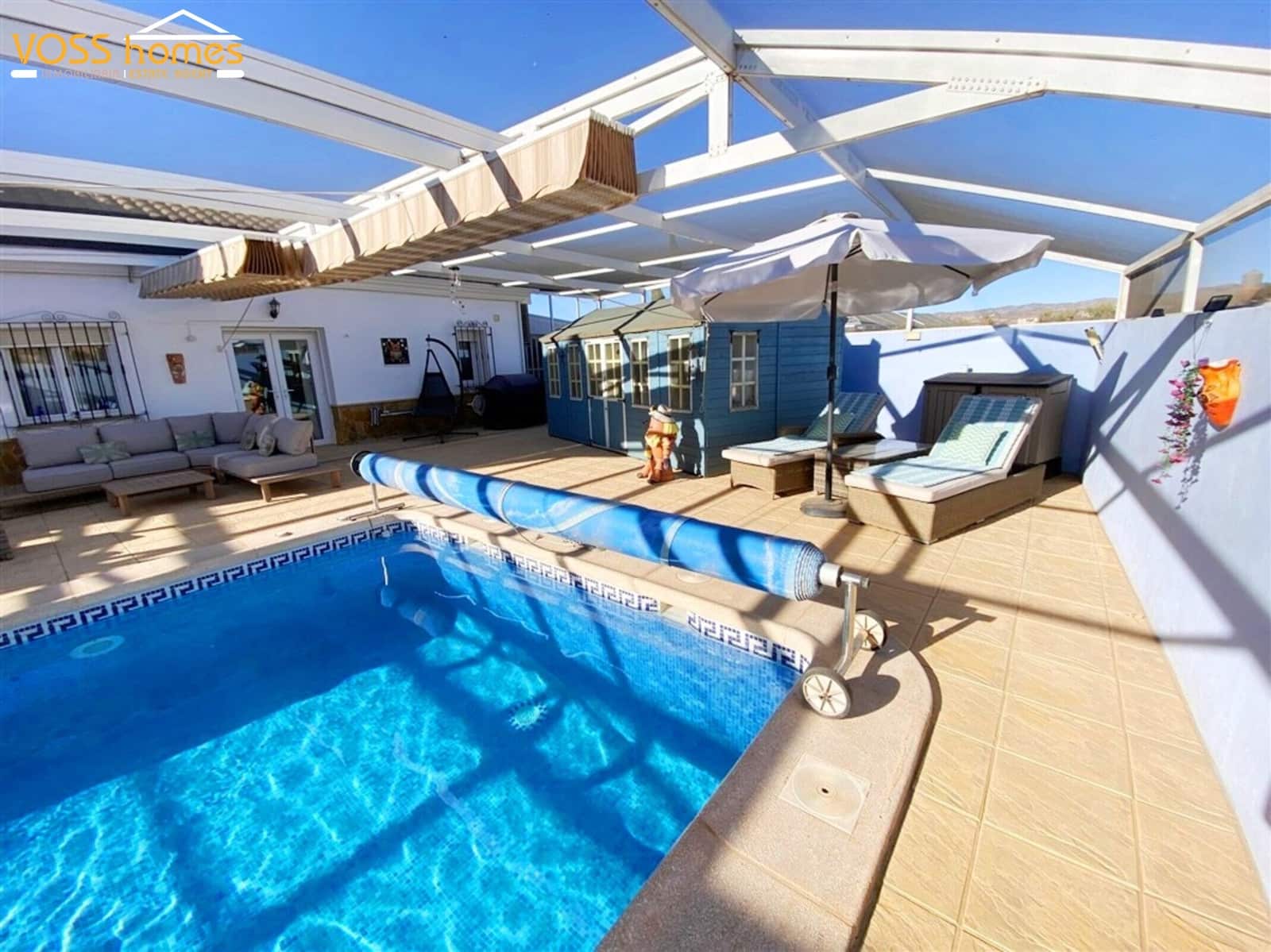 3 sypialnia Willa na sprzedaż w Huercal-Overa z basenem - 309 950 € (Ref: 9783532)