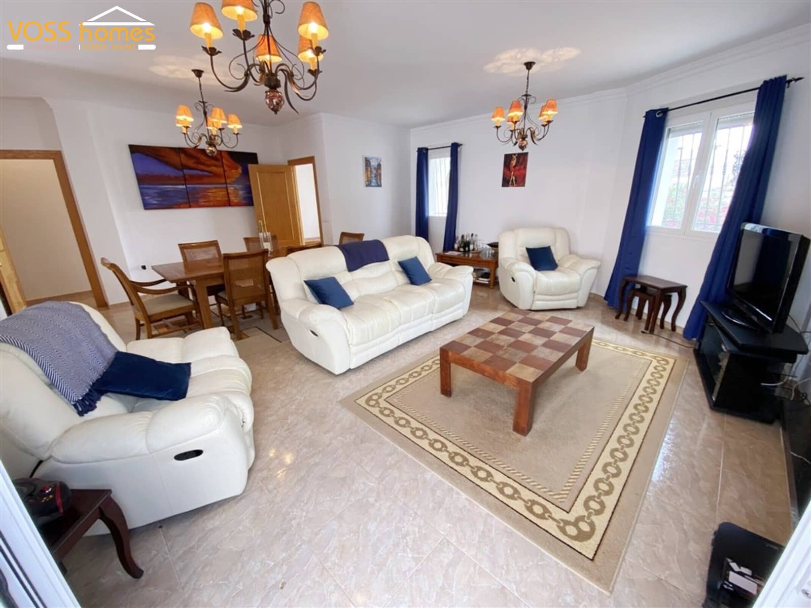 3 soveværelse Villa til salg i Huercal-Overa med swimmingpool - € 269.950 (Ref: 9902691)
