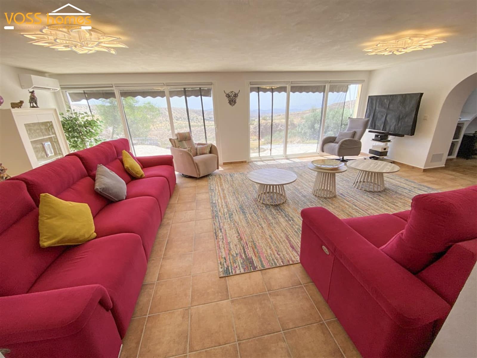 4 soveværelse Finca/Landehus til salg i Huercal-Overa med swimmingpool garage - € 379.950 (Ref: 9978476)