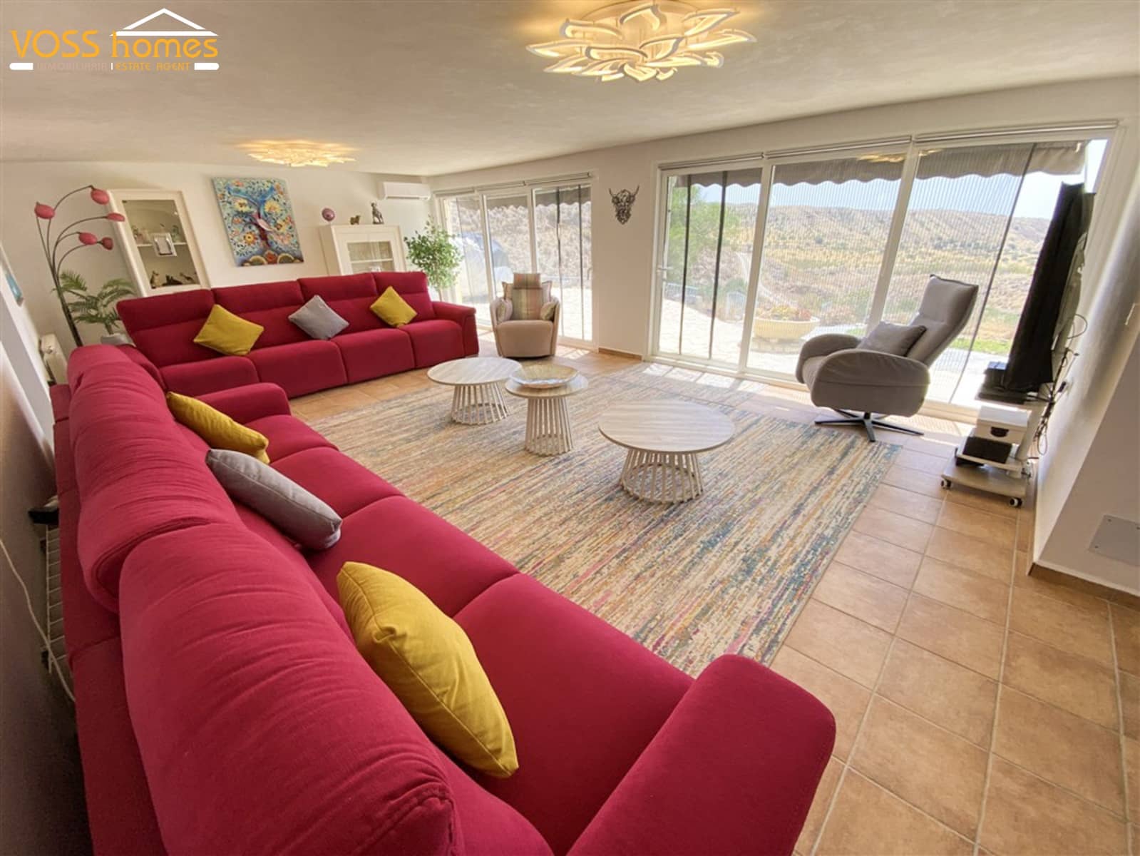 4 soveværelse Finca/Landehus til salg i Huercal-Overa med swimmingpool garage - € 379.950 (Ref: 9978476)