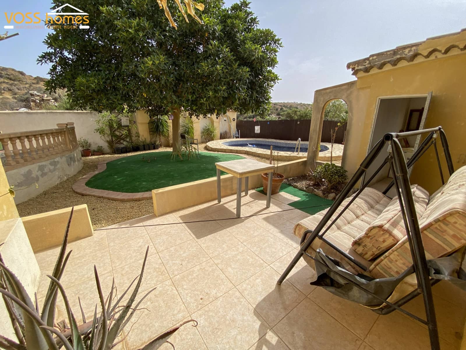 3 Zimmer Finca/Landgut zu vermieten in Huercal-Overa mit Pool Garage - 850 € (Ref: 9983157)