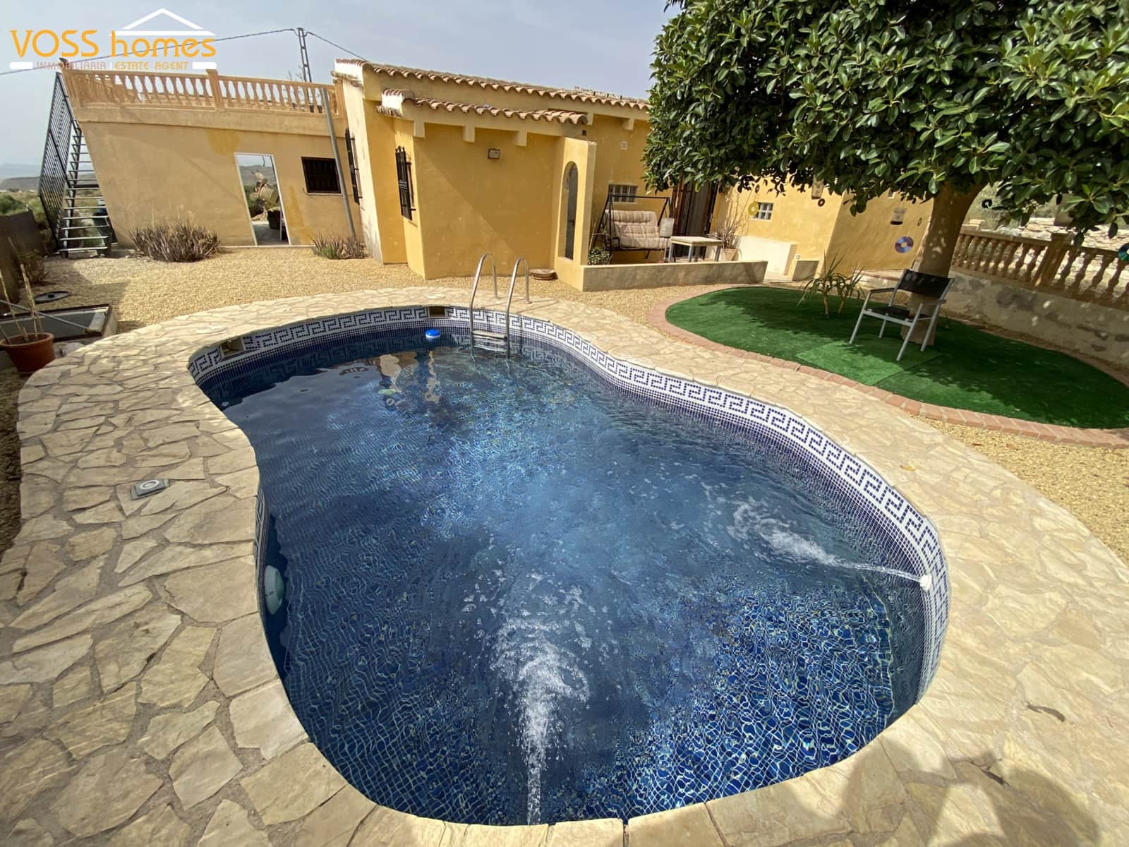 3 Zimmer Finca/Landgut zu vermieten in Huercal-Overa mit Pool Garage - 850 € (Ref: 9983157)