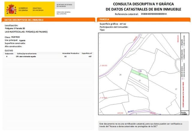 Grond te koop in Firgas - € 5.358 (Ref: 10054522)