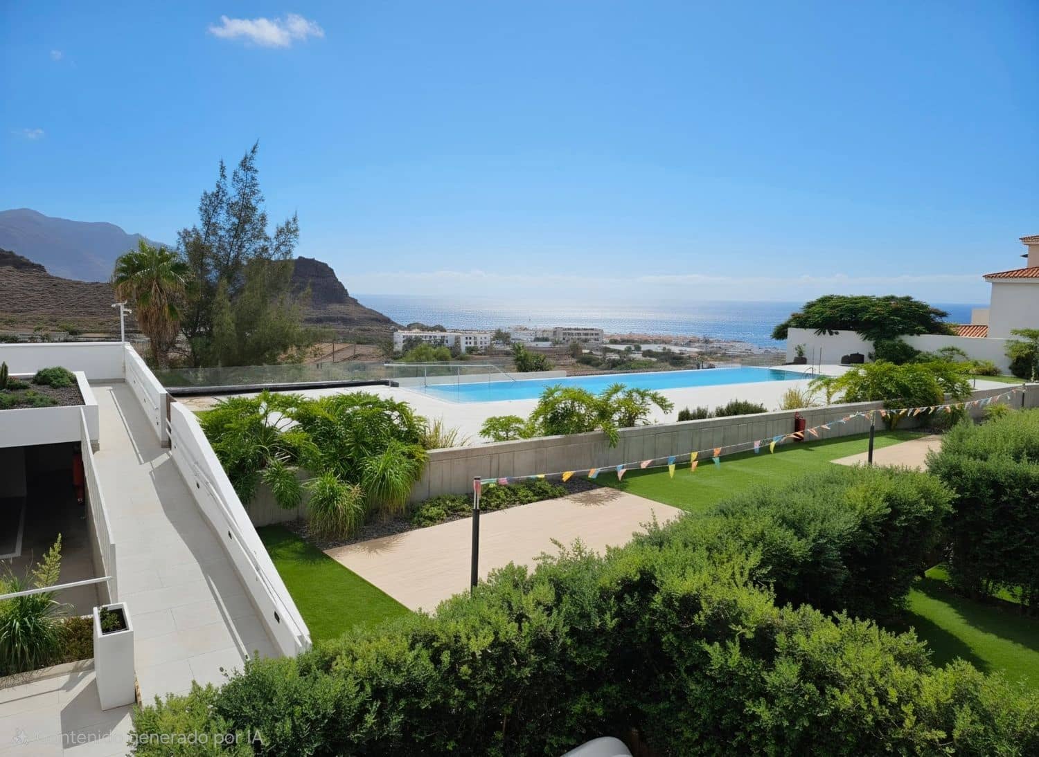 Apartamento de 2 habitaciones en Agaete en alquiler con piscina garaje - 1.450 € (Ref: 10054523)