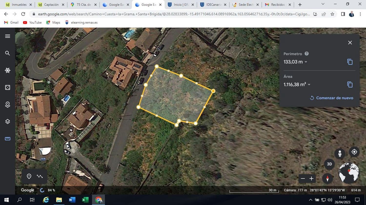 Undeveloped Land for sale in Santa Brigida - € 120,000 (Ref: 7531893)