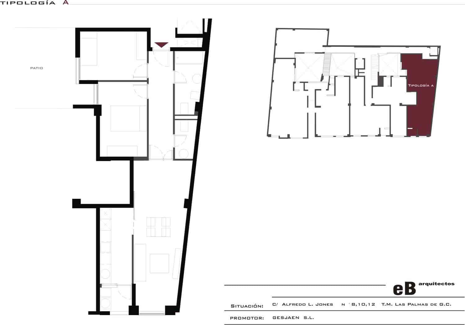 2 makuuhuone Huoneisto myytävänä paikassa Las Palmas de Gran Canaria mukana 
autotalli - 375 000 € (Ref: 9629545)