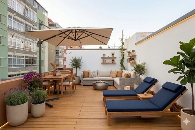 4 sypialnia Apartament na sprzedaż w Santa Catalina - Canteras, Las Palmas de Gran Canaria z garażem - 270 000 € (Ref: 9880537)