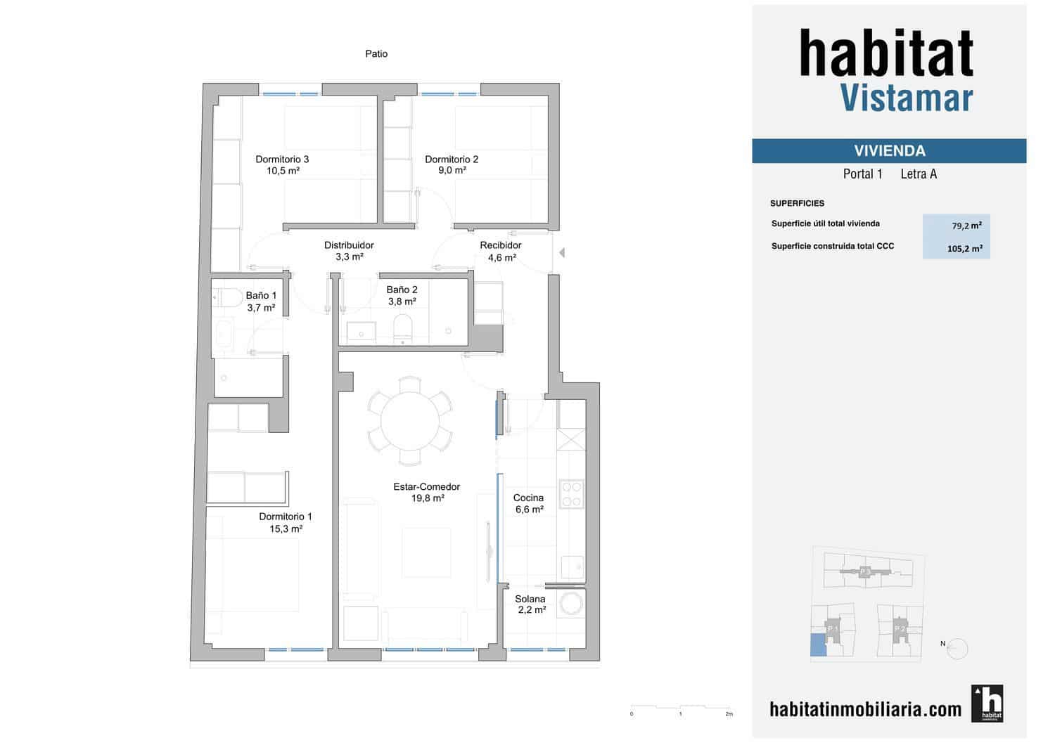 3 soveværelse Lejlighed til salg i Las Palmas de Gran Canaria med swimmingpool garage - € 370.000 (Ref: 9997967)