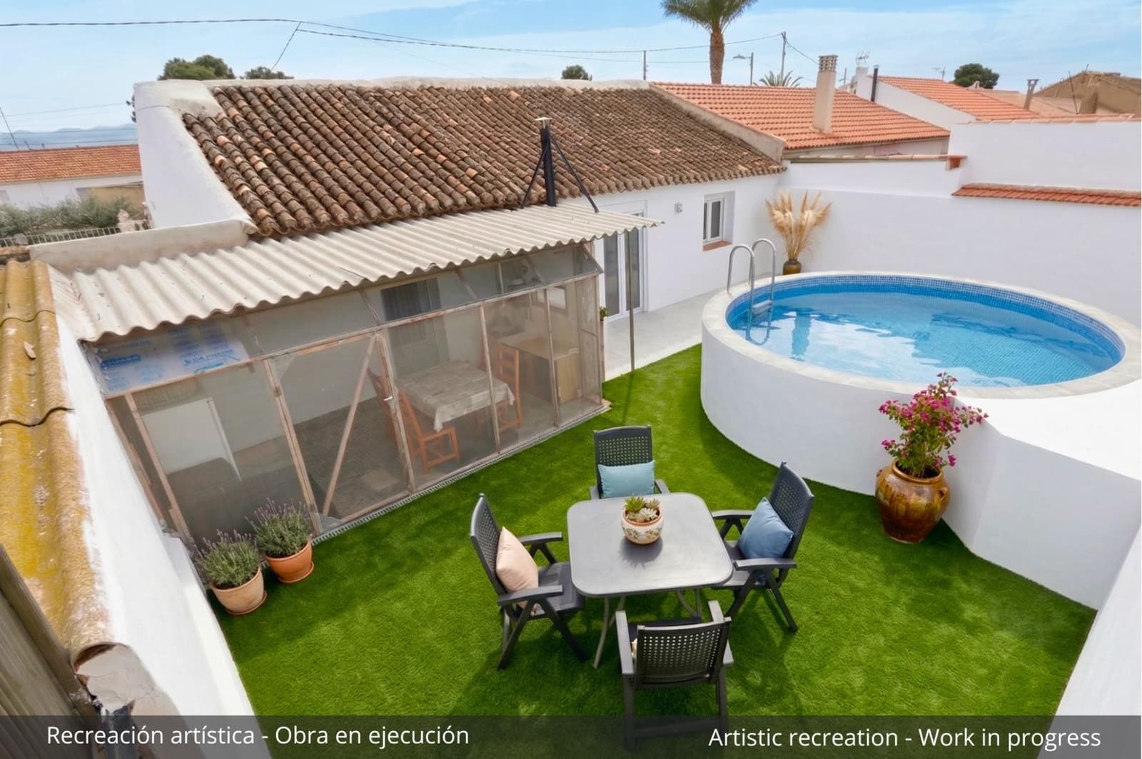 2 bedroom Finca/Country House for sale in Fuente Alamo de Murcia with garage - € 168,500 (Ref: 9730273)