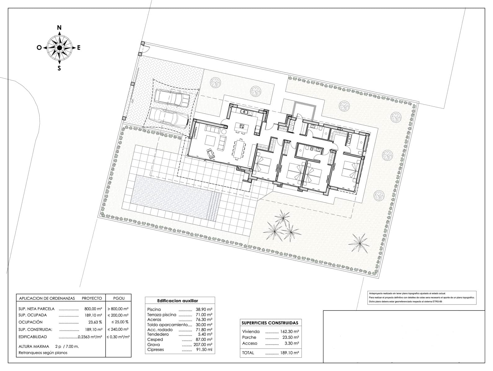 Chalet de 4 habitaciones en Calpe / Calp en venta con piscina - 1.190.000 € (Ref: 7086671)