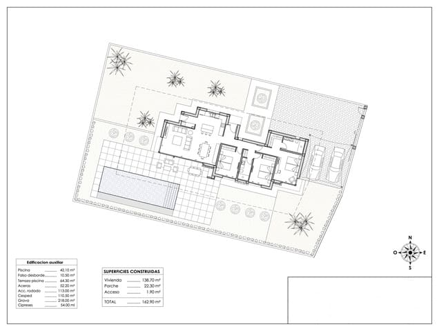 Chalet de 3 habitaciones en Calpe / Calp en venta con piscina - 1.525.000 € (Ref: 7086675)