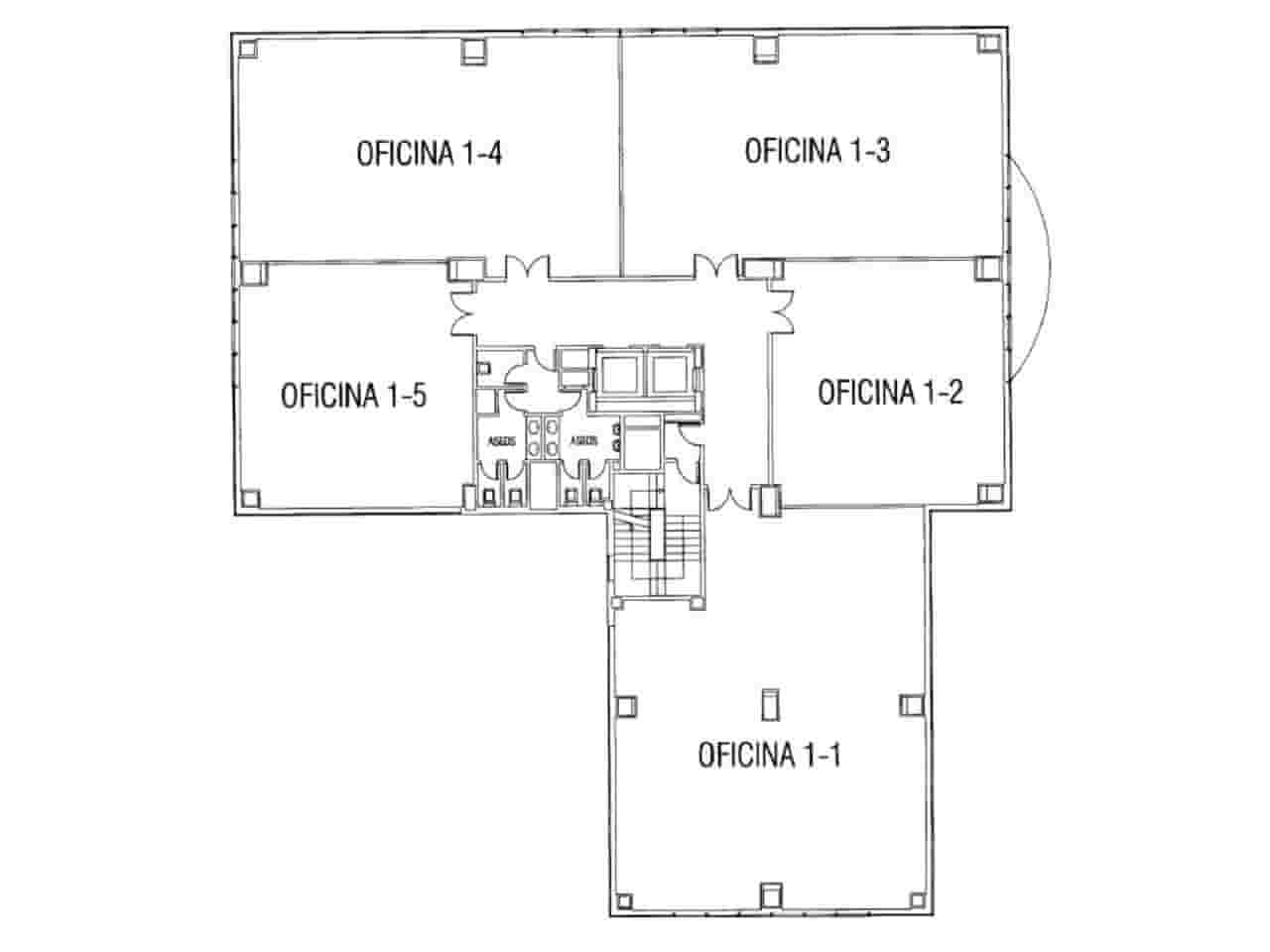 Kontor til leje i Madrid by med garage - € 3.090 (Ref: 3857080)