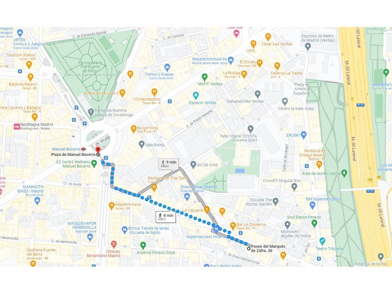 1 soverom Kommersiell til leie i Madrid by - € 750 (Ref: 8075252)