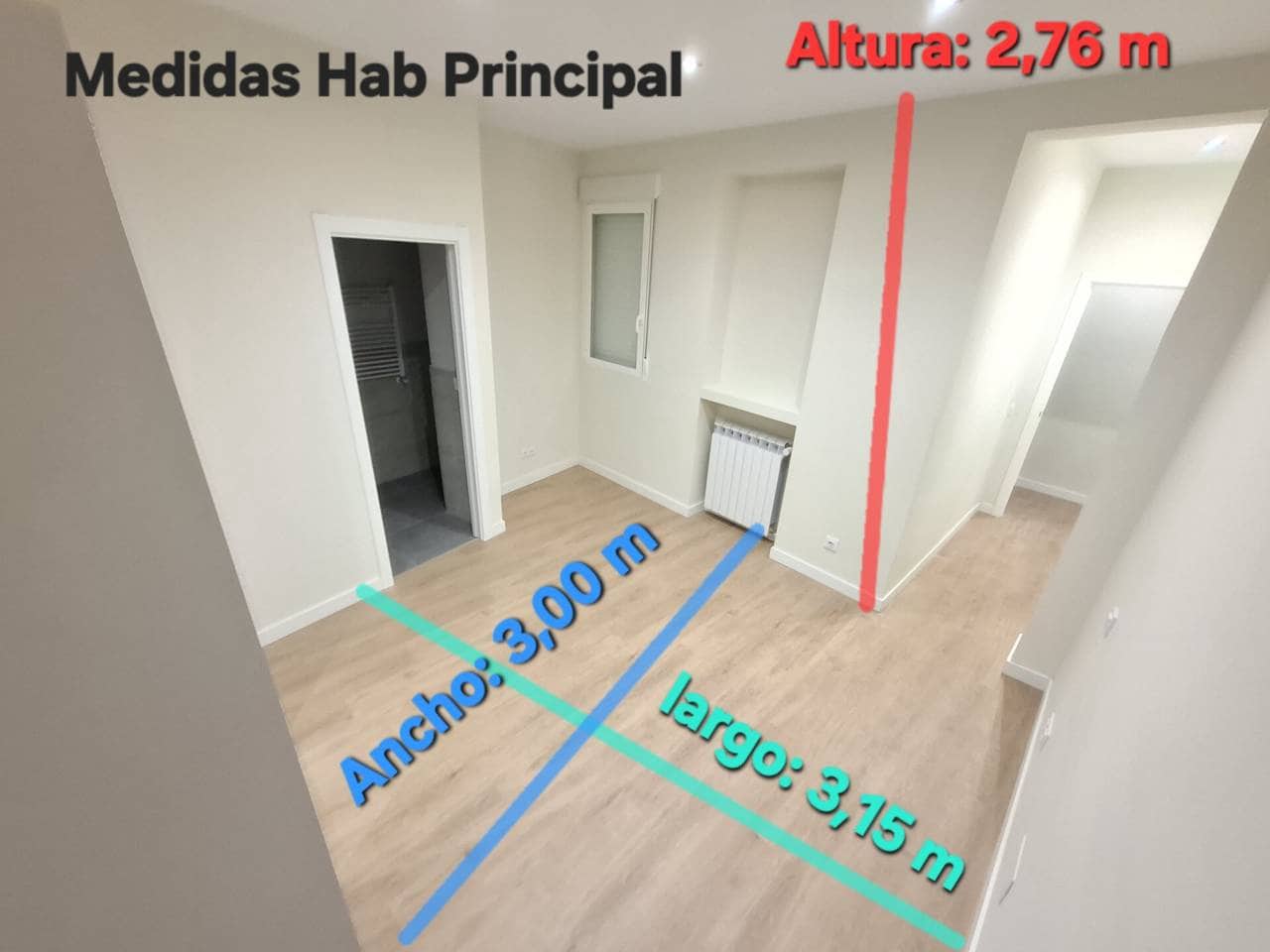 2 bedroom Flat for rent in Madrid city - € 1,800 (Ref: 8387783)
