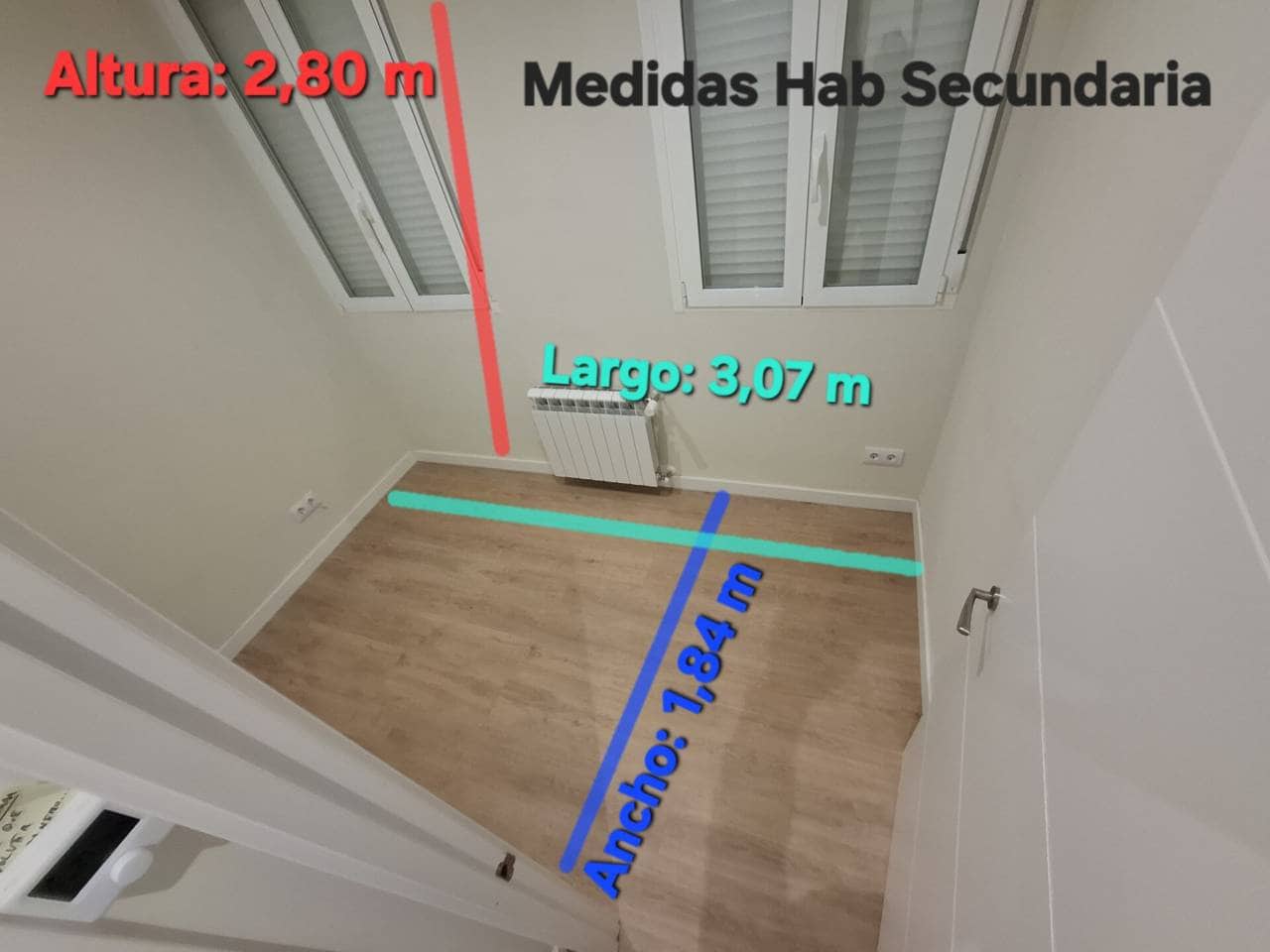 2 bedroom Flat for rent in Madrid city - € 1,800 (Ref: 8387783)