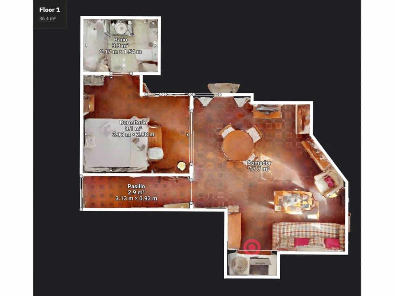 1 sypialnia Apartament do wynajęcia w Miasto Madryt - 1 050 € (Ref: 8626268)