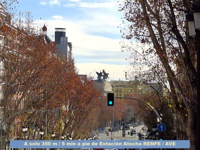 1 soveværelse Lejlighed til leje i Madrid by - € 1.150 (Ref: 9467955)