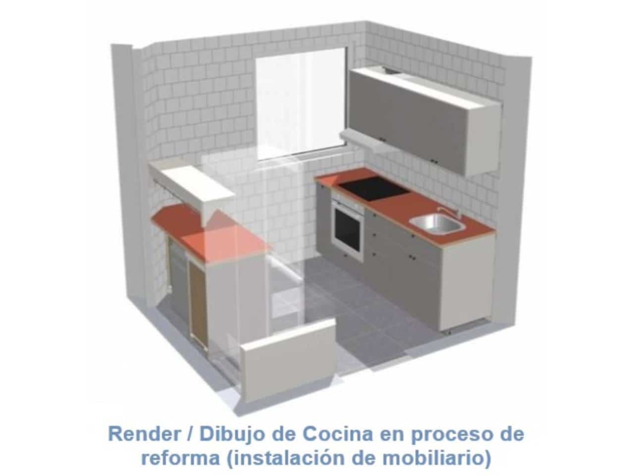 2 bedroom Flat for rent in Madrid city - € 1,100 (Ref: 9488059)