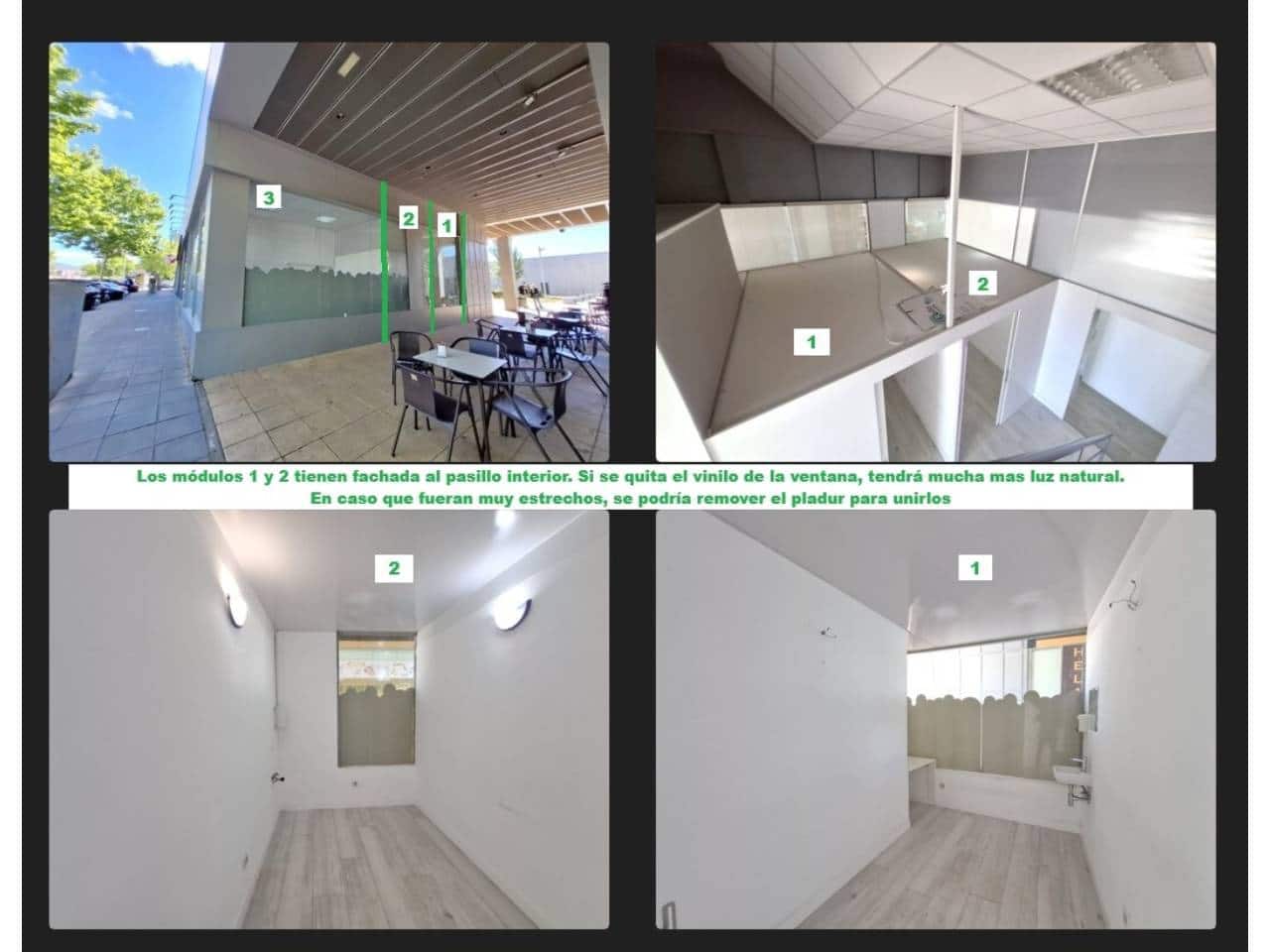 4 Zimmer Gewerbe zu vermieten in Arroyomolinos mit Garage - 1.300 € (Ref: 9594525)