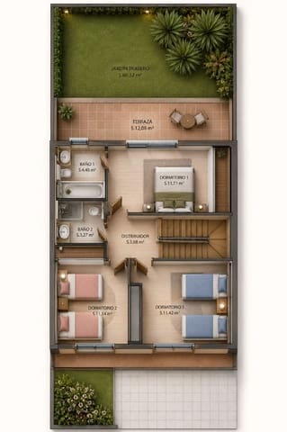 Townhouse for sale in Villalobón - € 260,000 (Ref: 10130473)
