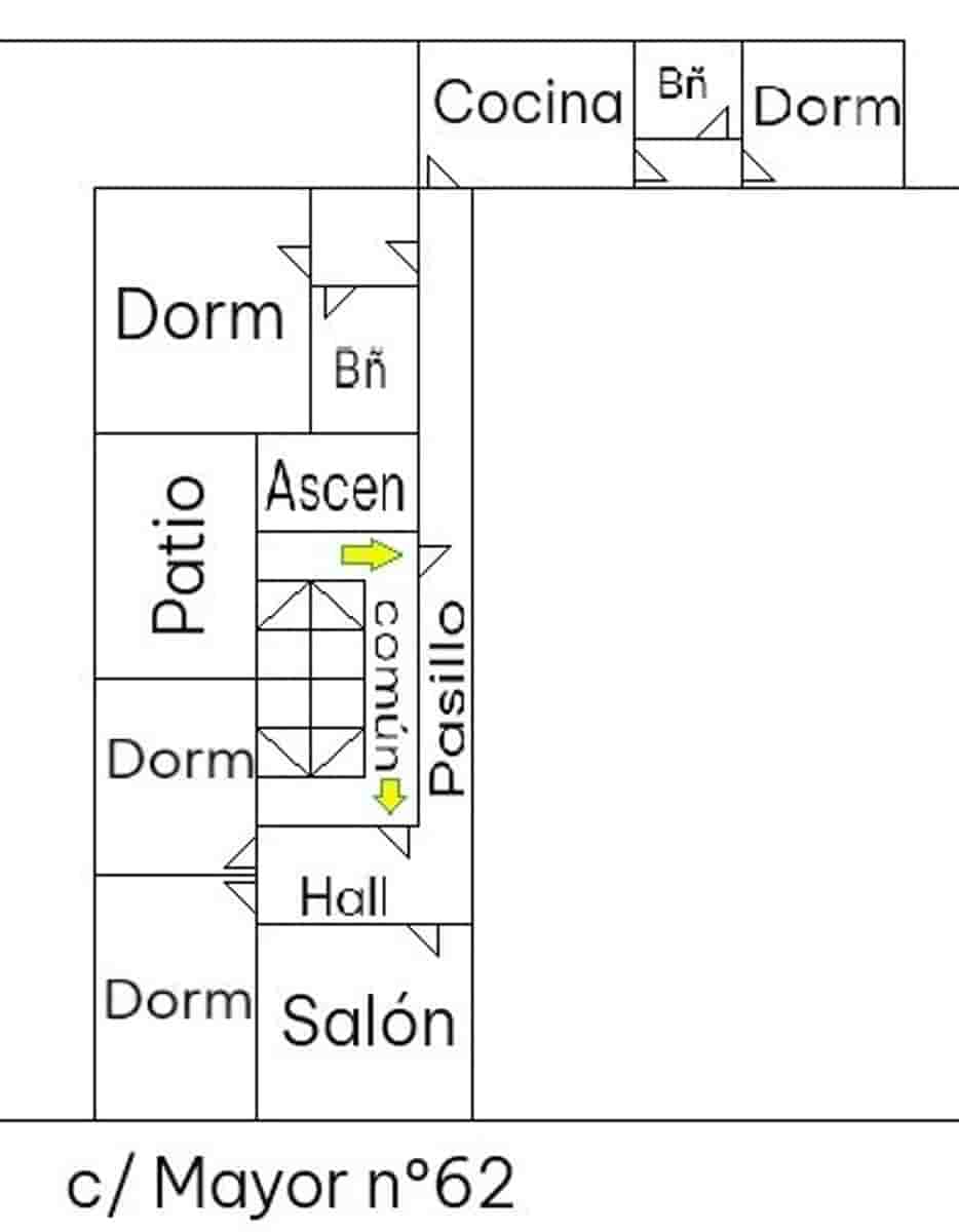 4 camera da letto Appartamento in vendita in Palencia citta con garage - 210.000 € (Rif: 9115749)