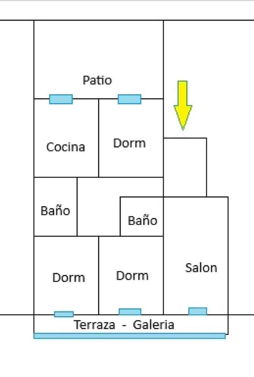 3 soveværelse Lejlighed til salg i Palencia by - € 290.000 (Ref: 9115763)