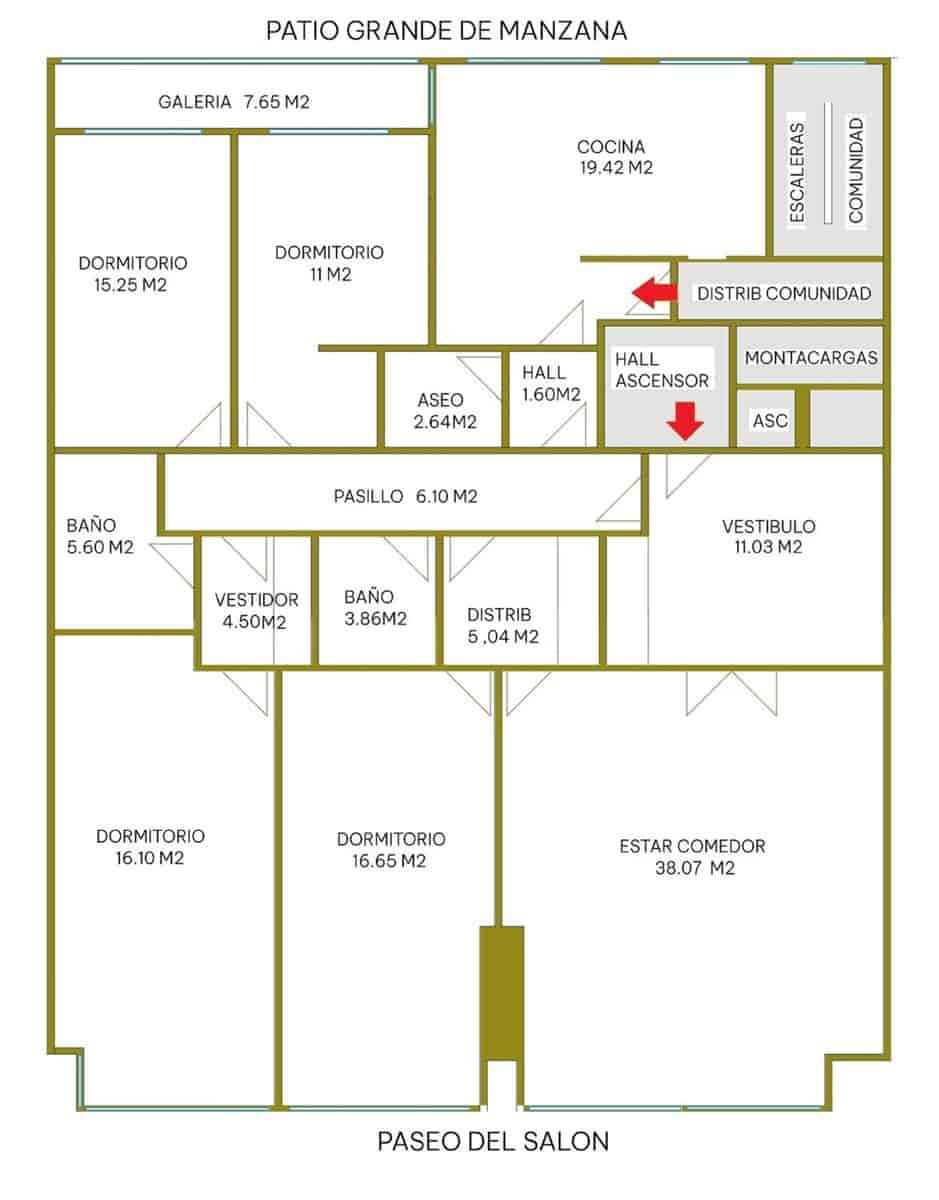 4 sypialnia Apartament na sprzedaż w Miasto Palencia z garażem - 449 000 € (Ref: 9844774)