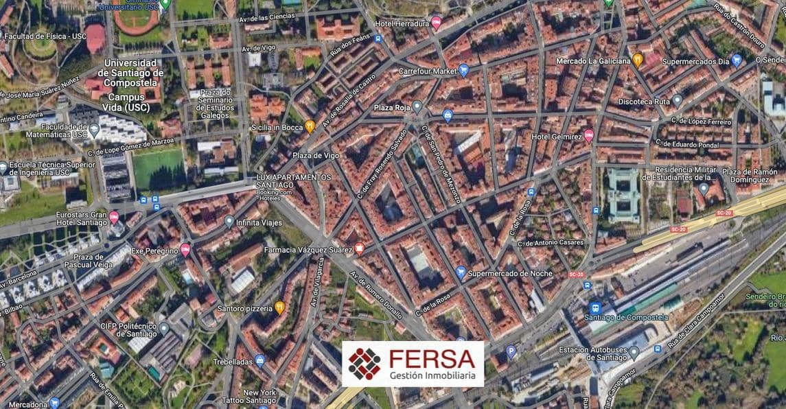Garaje en Santiago de Compostela en venta - 50.000 € (Ref: 9829529)