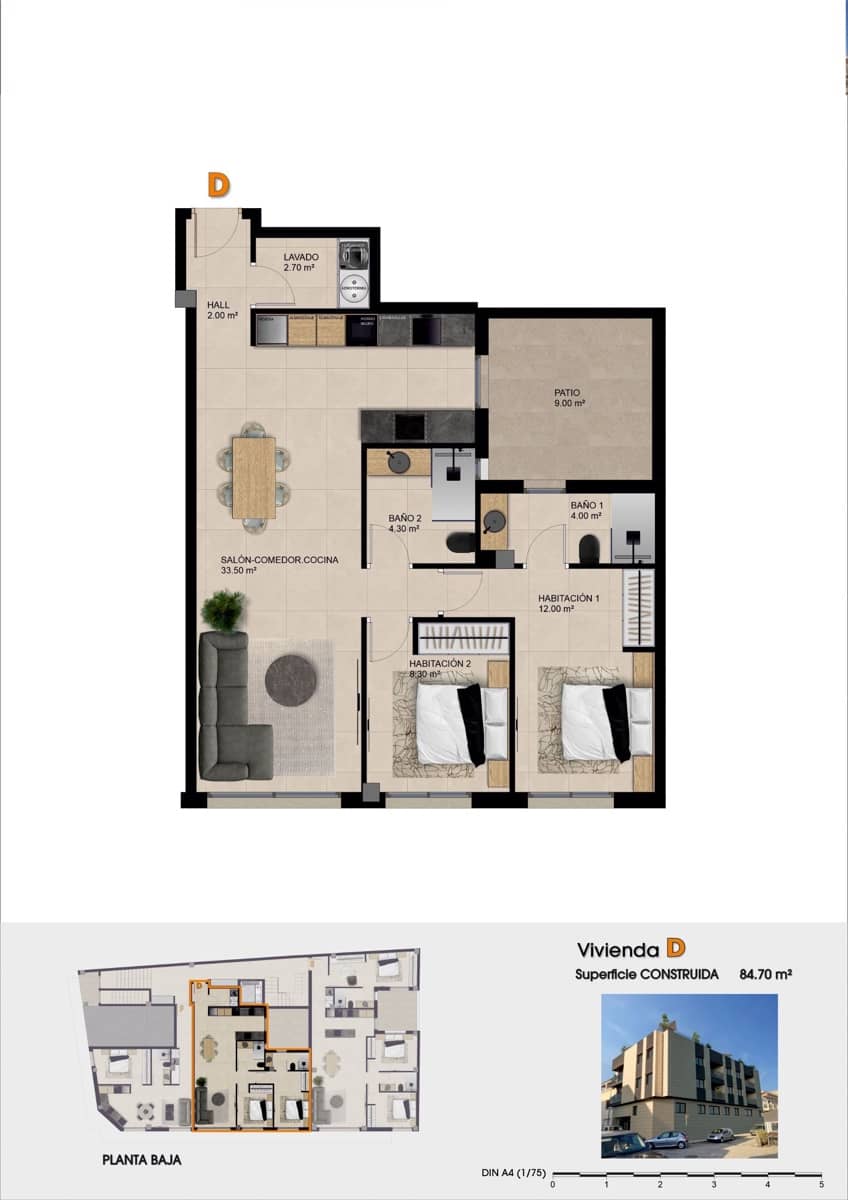 3 chambre Appartement à vendre à Catral avec piscine garage - 195 000 € (Ref: 10160659)