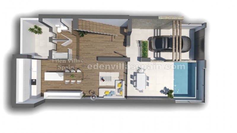 3 soverom Hus til salgs i Alicante by med svømmebasseng - € 425 000 (Ref: 7589998)