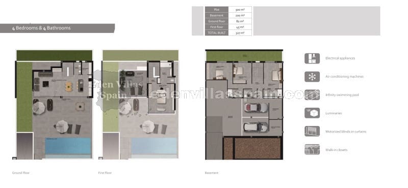 4 camera da letto Villa in vendita in Alicante citta con piscina - 750.000 € (Rif: 8028660)